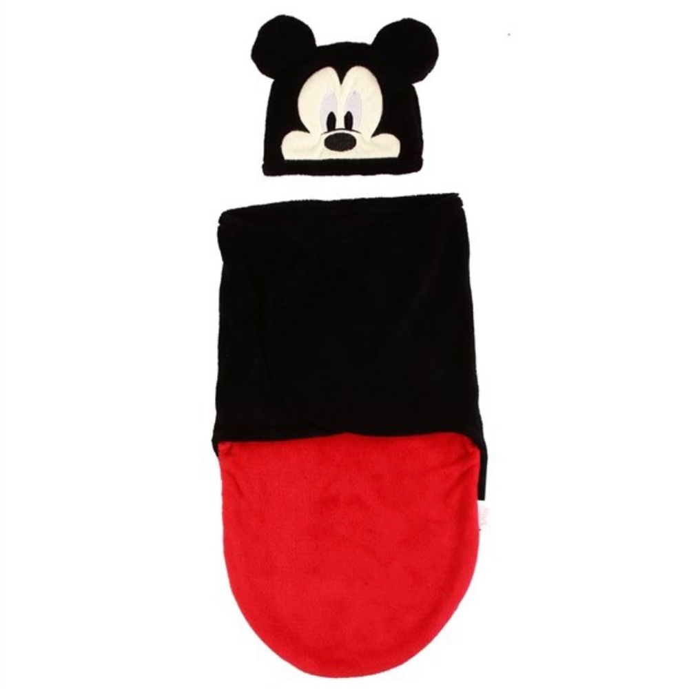 Disney Baby Mickey Mouse swaddle and Hat